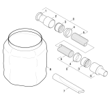 KÄRCHER Professional Ersatzteile Sauger NT 601 O. ZUBEHOER 1.458-141.0 Zubehoer