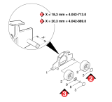 KÄRCHER Professional Ersatzteile Bodenreiniger GANSOW 10 K 40 DK 1.926-801.0 Hoehenverstellung
