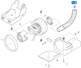 KÄRCHER Professional Ersatzteile Spruehextraktion PREX 100   EU 1.123-121.0 Saugturbine