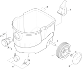 KÄRCHER Professional Ersatzteile Sauger NT 361 ECO TE   EU 1.184-201.0 Behaelter Einzelteile