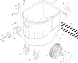 KÄRCHER Professional Ersatzteile Sauger ISS 45 M        EU 1.145-491.0 Behaelter Einzelteile