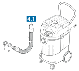 KÄRCHER Professional Ersatzteile Sauger NT 611ECO-DN40  EU 1.146-131.0 Ablassschlauch