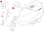 KÄRCHER Professional Ersatzteile Bodenreiniger BR 90/140 R     EU 1.246-301.0 Lenkung