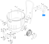 KÄRCHER Professional Ersatzteile Sauger NT 65/2 ECO     EU 1.325-141.0 Behaelter Einzelteile