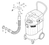 KÄRCHER Professional Ersatzteile Sauger NT 611 ECO M A  EU 1.146-411.0 Ablassschlauch