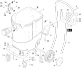 KÄRCHER Professional Ersatzteile Sauger NT 611 Eco K EU (Boels) 1.146-211.0 Behaelter