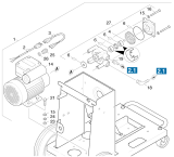 KÄRCHER Professional Ersatzteile Spruehextraktion Puzzi PROFI 200 E 1.638-131.0 Motorpumpe