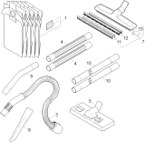 KÄRCHER Professional Ersatzteile Sauger NT 181        EU 1.121-131.0 Zubehoer