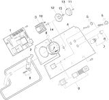 KÄRCHER Professional Ersatzteile Bodenreiniger BR 47/35 ESC    EU Bedienpult 1.310-103.0