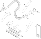 KÄRCHER Professional Ersatzteile Sauger NT 611 MWF EU 1.146-601.0 Zubehoer