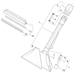 KÄRCHER Professional Ersatzteile Spruehextraktion HE 6000    EU 1.140-101.0 Teppichbodenduese