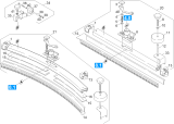 KÄRCHER Professional Ersatzteile Bodenreiniger BD 550          EU 1.067-141.0 Saugbalken