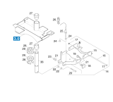 KÄRCHER Professional Ersatzteile Bodenreiniger BD 550          EU 1.067-141.0 Halterung Saugbalken