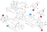 KÄRCHER Professional Ersatzteile Bodenreiniger BR 550 BAT -PACKAGE 1.067-405.0 Gehaeuse