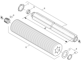 KÄRCHER Professional Ersatzteile Bodenreiniger BR 550 BAT RS 1.067-181.0 Pad Walze