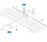 KÄRCHER Professional Ersatzteile Bodenreiniger BR 900 BAT 1.062-121.0 Saugbalken