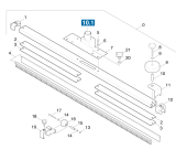 KÄRCHER Professional Ersatzteile Bodenreiniger BR 900 BAT 1.062-121.0 Saugbalken