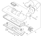 KÄRCHER Professional Ersatzteile Sauger T 201 C +ZUB.   EU 1.889-882.0 Kombiduese