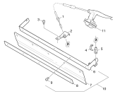 KÄRCHER Professional Ersatzteile Kehrmaschinen UBS Grobschmutzklappe KSM 950  UBS Grobschmutzklappe 2.882-438.0