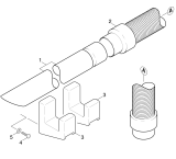 KÄRCHER Professional Ersatzteile Kehrmaschinen ABS Saugeinrichtung -KMR 1200 BAT  Saugschlauch 2.638-148.0