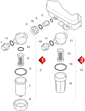 KÄRCHER Professional Ersatzteile Hochdruckreiniger Kaltwasser ABS Wasserfilter 2.638-270.0 ABS Wasserfilter