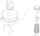 KÄRCHER Professional Ersatzteile Sauger Vorabscheider 3.864-010.0 Deckel Vorabscheider