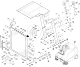 KÄRCHER Professional Ersatzteile Kehrmaschinen ABS Wetterschutzkabine 1550  Aufbau 2.638-859.0