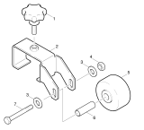 KÄRCHER Professional Ersatzteile Bodenreiniger ABS Stuetzraeder Saugbalken Stuetzraeder 2.639-067.0