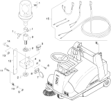 KÄRCHER Professional Ersatzteile Kehrmaschinen ABS Rundumkennleuchte Direktanbau KMR1250  Rundumkennleuchte 2.639-540.0