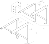 KÄRCHER Professional Ersatzteile Hochdruckreiniger Heisswasser ABS Umstellung Chemie 2.637-779.0 Wandkonsole