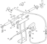 KÄRCHER Professional Ersatzteile Hochdruckreiniger Heisswasser ABS Umstellung Chemie 2.637-779.0 Schlauchschlepp Wandmontage