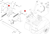 KÄRCHER Professional Ersatzteile Kehrmaschinen ABS Schutzdach BAT/PACK  ABS Saugschlauch B/LPG 2.640-496.0