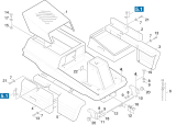 KÄRCHER Professional Ersatzteile Kehrmaschinen KMR TRAC  Verkleidung 1.039-104.0