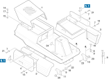 KÄRCHER Professional Ersatzteile Kehrmaschinen KMR TRAC  Verkleidung 1.039-104.0