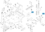 KÄRCHER Professional Ersatzteile Kehrmaschinen KMR 1050 B-LUFTBER.  Grundrahmen 1.047-154.0
