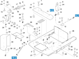 KÄRCHER Professional Ersatzteile Kehrmaschinen KMR 1250 D KAT  Aufbau Einzelteile 1.091-135.0