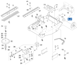 KÄRCHER Professional Ersatzteile Kehrmaschinen KSM 950 S BAT Grundrahmen 1.972-781.0
