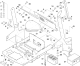 KÄRCHER Professional Ersatzteile Kehrmaschinen Unica 1250 BAT Einzelteile hinten 1.091-201.0