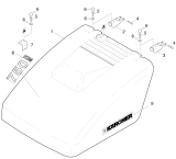 KÄRCHER Professional Ersatzteile Kehrmaschinen KSM 750 B Haube 1.049-104.0