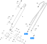 KÄRCHER Professional Ersatzteile Kehrmaschinen KMR 1700 D      EU  Kippzylinder