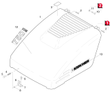 KÄRCHER Professional Ersatzteile Kehrmaschinen KSM 750 PROFI-XL 0 Haube