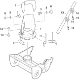 KÄRCHER Professional Ersatzteile Schneefraesen STH 953 W  Auswerfer Schnee STH 953 1.332-101.0