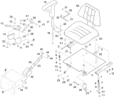KÄRCHER Professional Ersatzteile Kehrmaschinen KMR 1550 D-KAT-2SB  Sitz 1.948-334.0