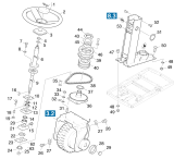 KÄRCHER Professional Ersatzteile Kehrmaschinen KMR 1200 BAT Lenkung 1.891-101.0