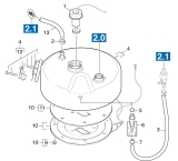 KÄRCHER Ersatzteile Dampfreiniger K 1801 BSX PROFI 1.363-101.0 Kessel