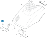 KÄRCHER Professional Ersatzteile Kehrmaschinen KSM 950 B -2 SB 0 Haube