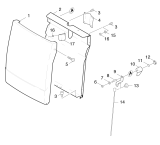 KÄRCHER Professional Ersatzteile Kehrmaschinen KMR 1050 BAT Verkleidung 1.047-101.0