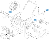 KÄRCHER Professional Ersatzteile Schneefraesen STH 953 W  Rahmen und Antrieb 1.332-101.0