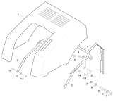 KÄRCHER Professional Ersatzteile Kehrmaschinen KMR 1050 XL-B  Haube 1.047-904.0