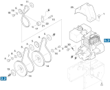 KÄRCHER Professional Ersatzteile Schneefraesen STH 10.66 W Crt  Antrieb Motor 1.335-302.0